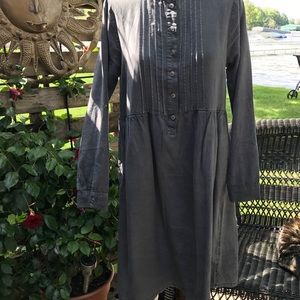 Tea N Rose Gray Tencel Midi Dress Size S